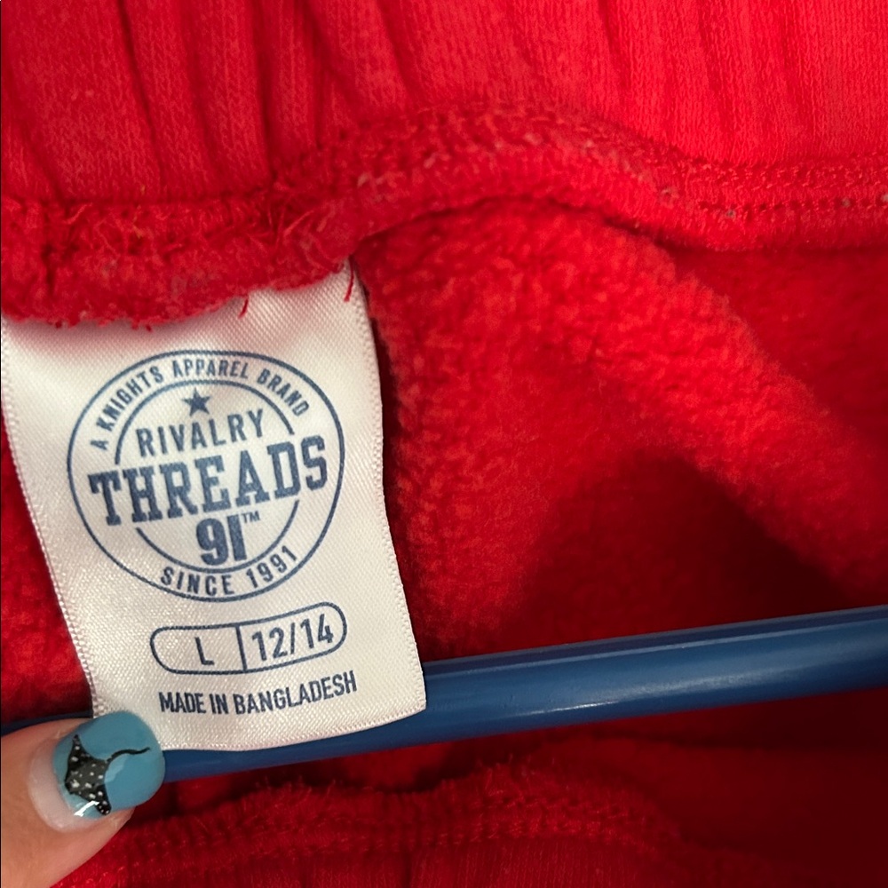 Rivalry Threads Red Athletic Shorts - Picture 2 of 4